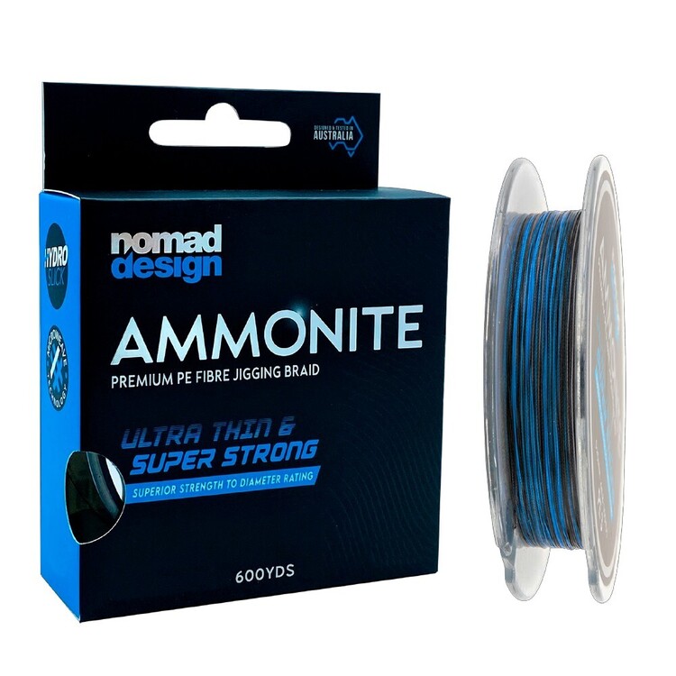 Nomad Ammonite Braid Line 600 Yard Spool Multicoloured