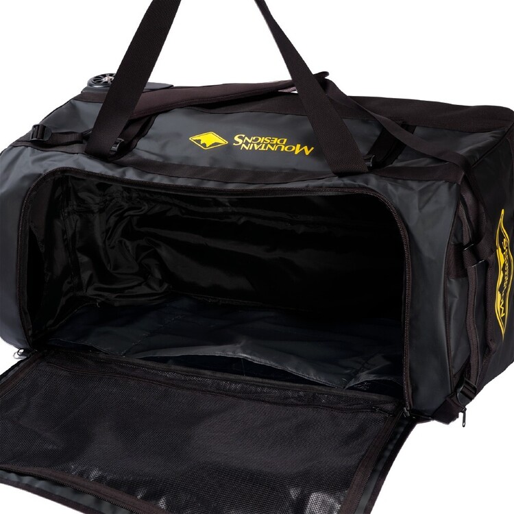 Mountain Designs 120L Expedition Roller Duffle Bag Black 120 L