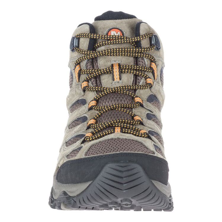 Merrell Men's Moab 3 Gore-Tex Wide Fit Mid Hiking Boots Walnut