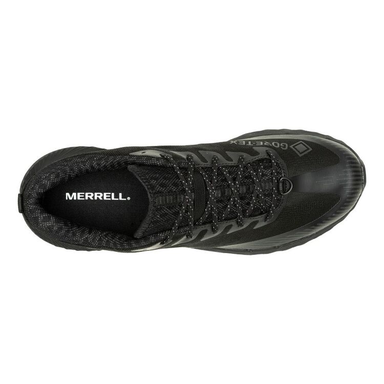 Merrell Men's Agility Peak 5 Gore-Tex Trail Low Hikers Black & Black