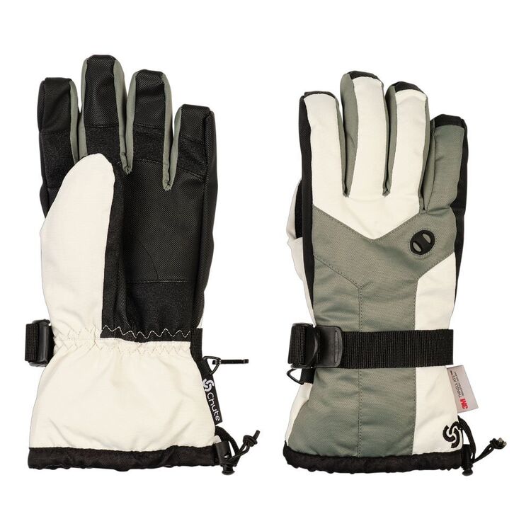 Chute Women's Switch 2 Gloves Khaki & Cream