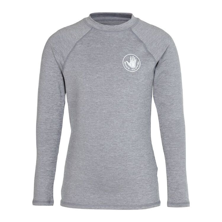 Body Glove Youth Core Long Sleeve Rash Vest Grey