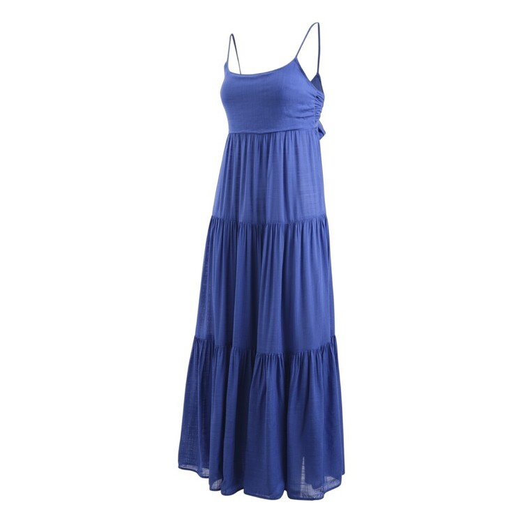 Body Glove Women's Tie Back Maxi Dress Deep Water