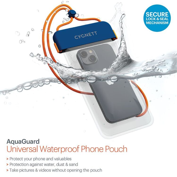 Cygnett Aquaguard Waterproof Phone Case Blue