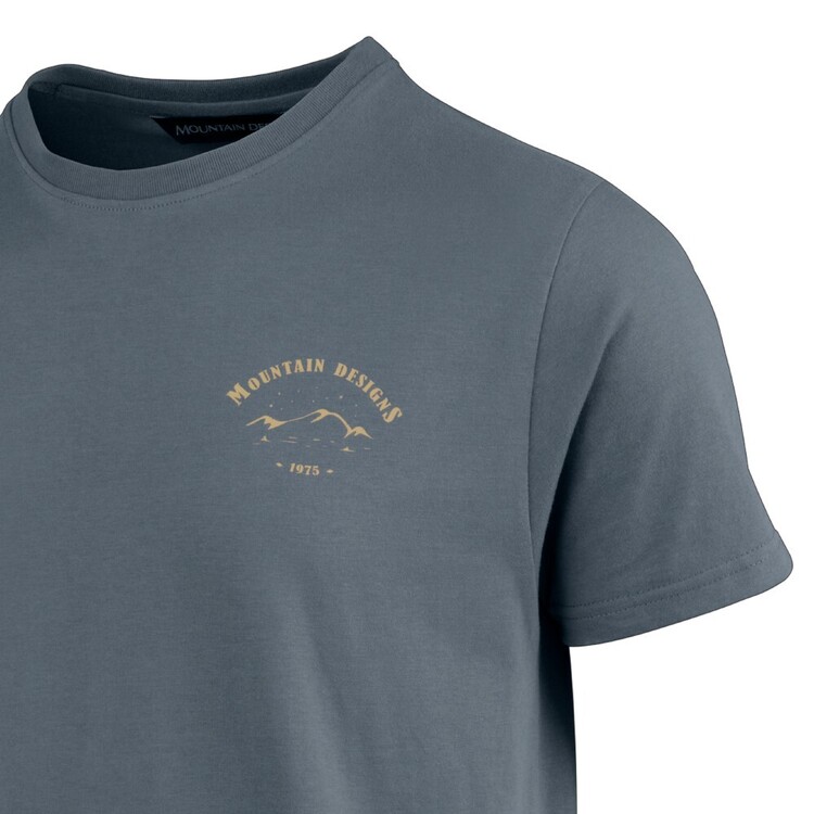 Mountain Designs Men's Storm Heritage Short Sleeve Tee Storm