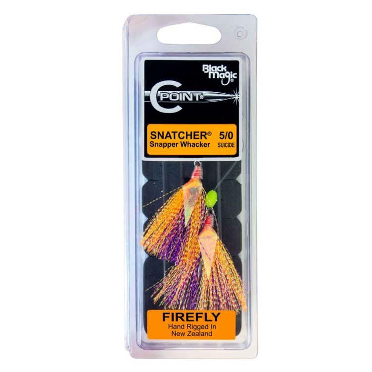 Black Magic Snapper Whacker Rig Firefly