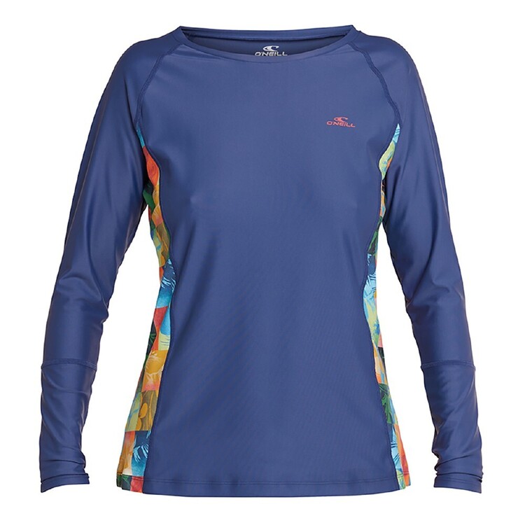 O'Neill Women's Moana Long Sleeve Rash Vest Susie Stripe