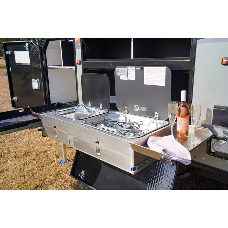 Austrack Talawana X16BLS Series 3 Hybrid Camper Grey