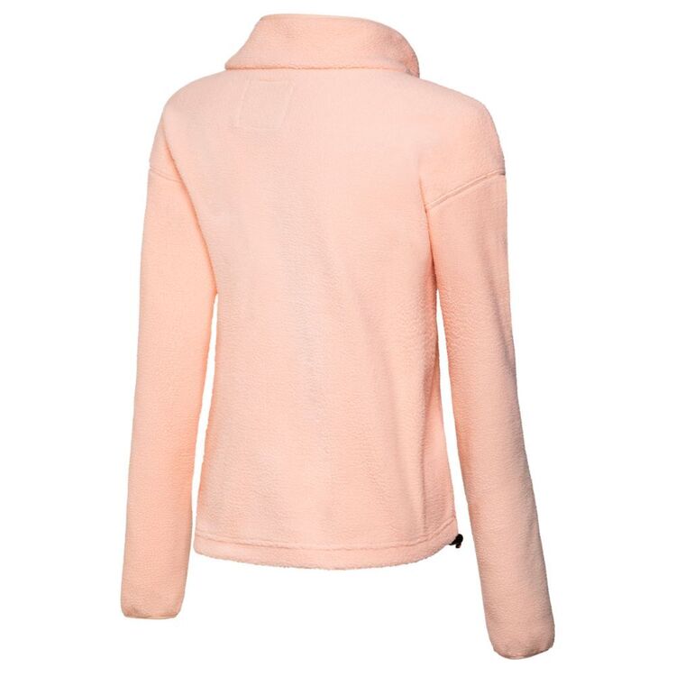 Columbia Women's Helvetia Cropped Half Snap Peach Blossom & Ancient Fossil