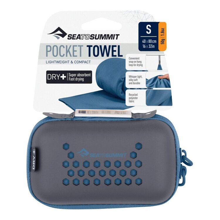 Sea to Summit Dry + Pocket Towel Blue