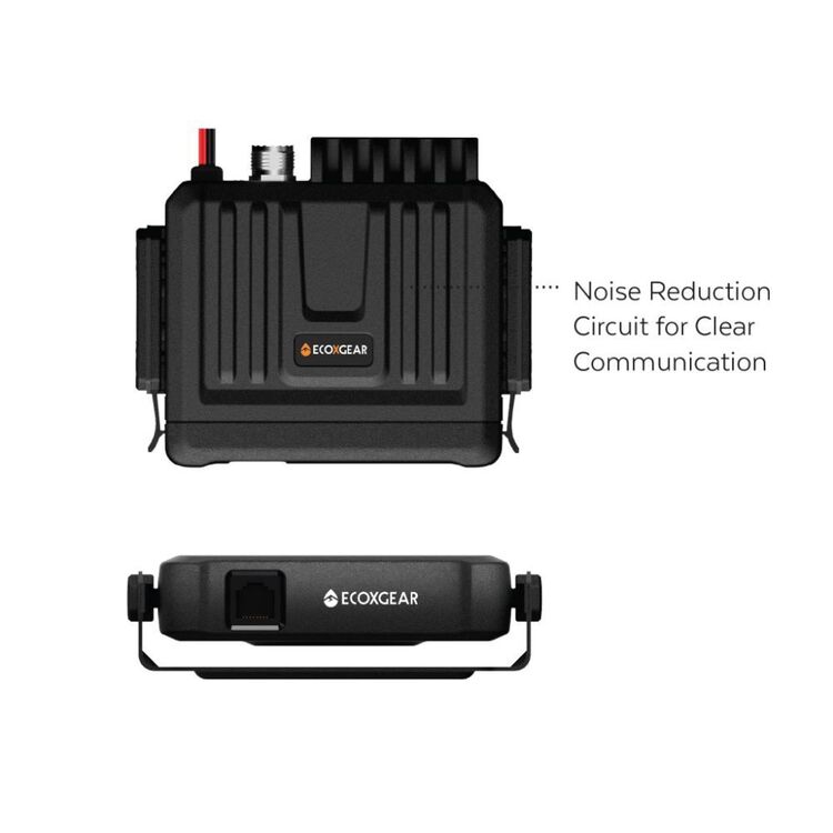 Ecoxgear 5 Watt Super Compact Remote UHF CB Radio Touring Pack Black