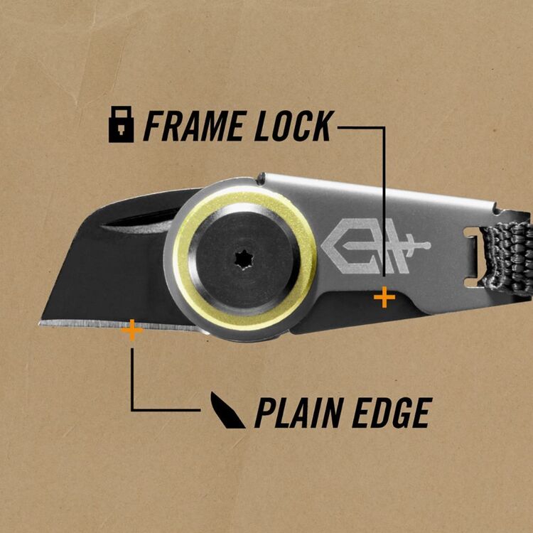Gerber GDC Zip Blade Utility Knife Black