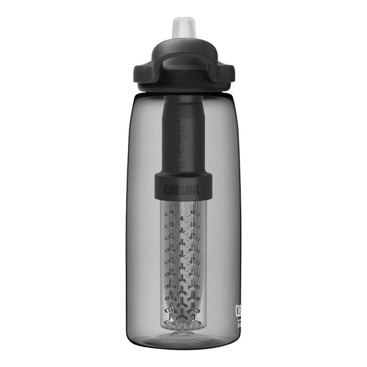 CamelBak Eddy + 1L Water Bottle With Lifestraw Black 1 L