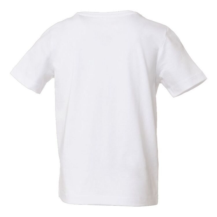 Cape Kids Girls Rainbow Tee White Ptd