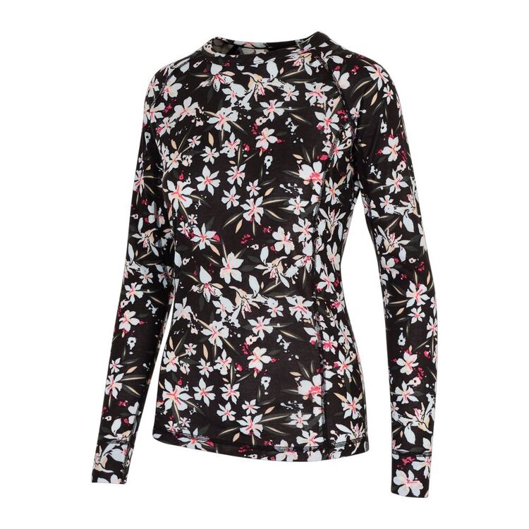 Chute Women's Mountain Thermal Top Black Floral