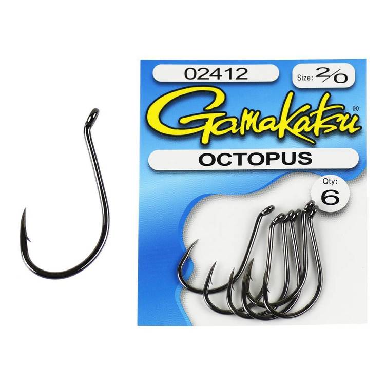 Gamakatsu Octopus Hooks Pack Black