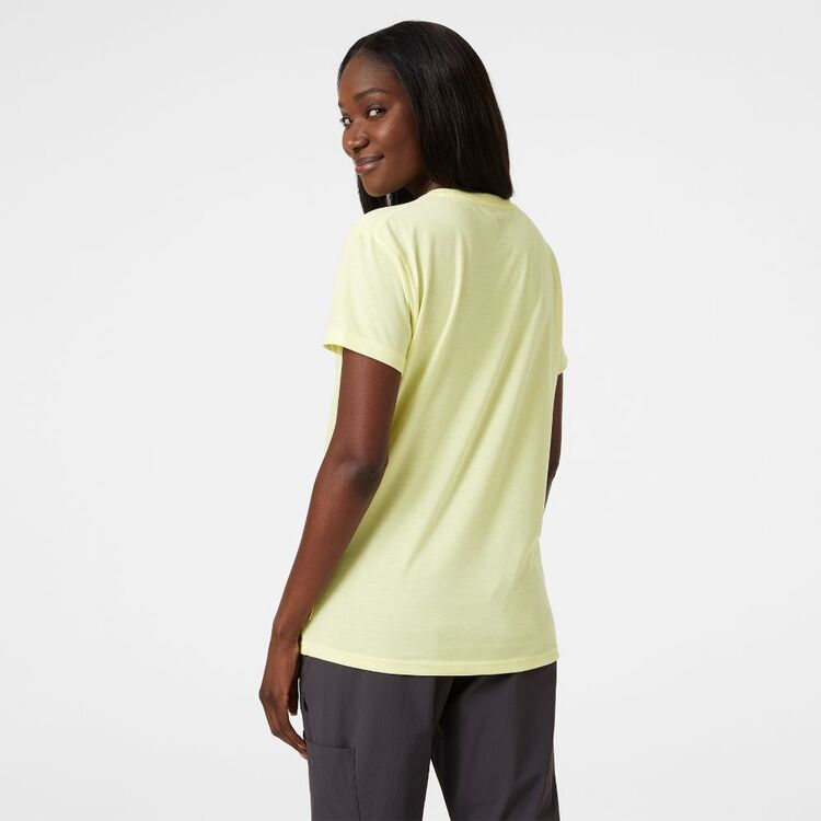 Helly Hansen Women's Skog Graphic Tee Faded Yellow