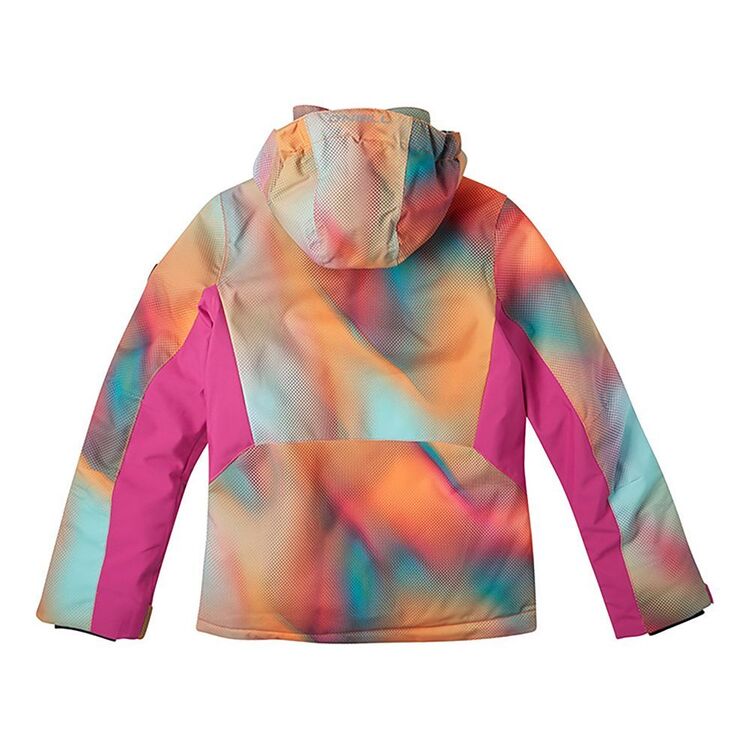 O'Neill Youth Girl's Adelite AOP Snow Jacket Dark Blue Fade Halftone