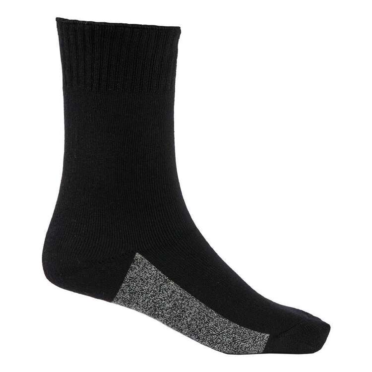 Cederberg Bamboo Heavy Duty Crew Length Socks Black