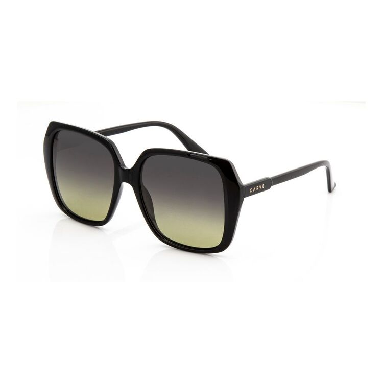 Carve Ebony Sunglasses Gloss Black & Yellow One Size Fits Most