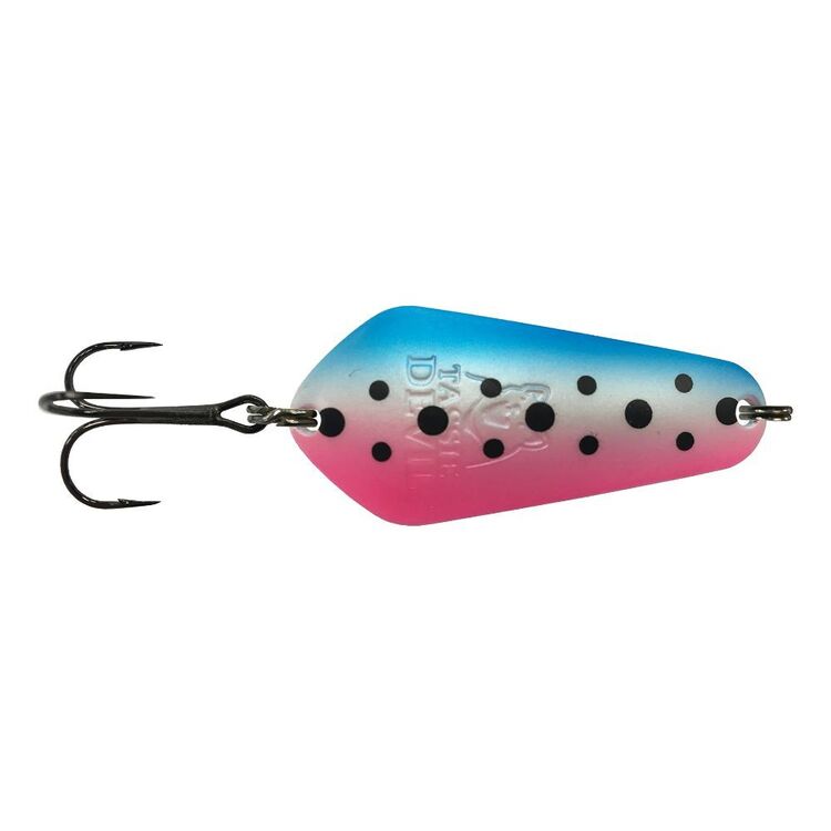 Tasmanian Devil Spoon Sinking Lure 9gm Rainbow Trout UV 9 g