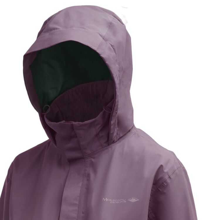 Mountain Designs Women's Florence Rain Jacket Purple