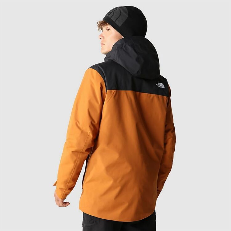The North Face Men's Fourbarrel Tricot Jacket Leather Brown & Black