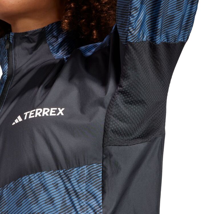 adidas Women's Trail Wind Jacket Wonder Steel/Black