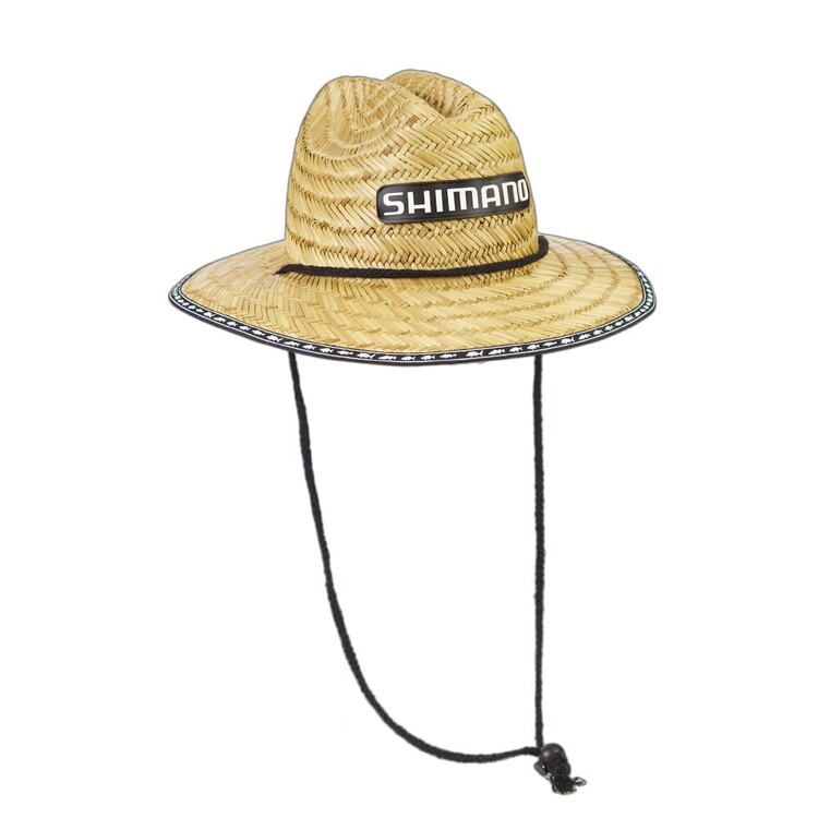 Shimano Kids Sunseeker Straw Hat Black Trim