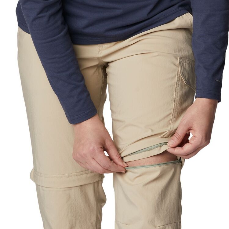 Columbia Women's Silver Ridge Utility Convertible Pants Ancient Fossil