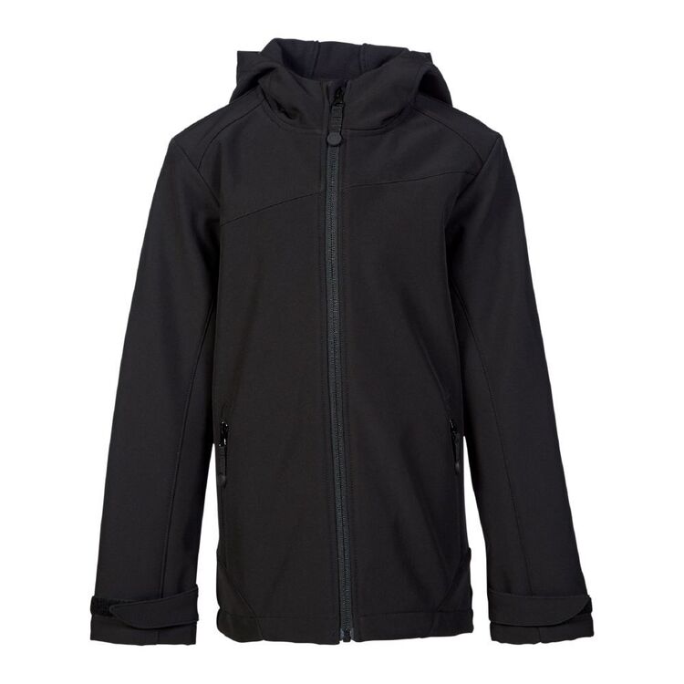 Cape Youth Parker Softshell Jacket Black