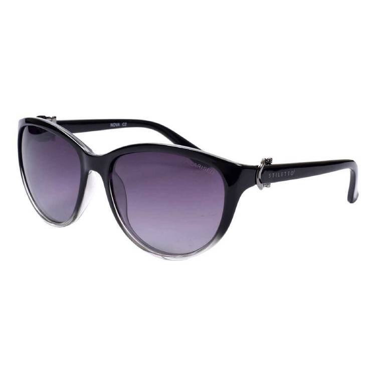 Stiletto Nova Sunglasses Crystal Brown & Brown One Size Fits Most