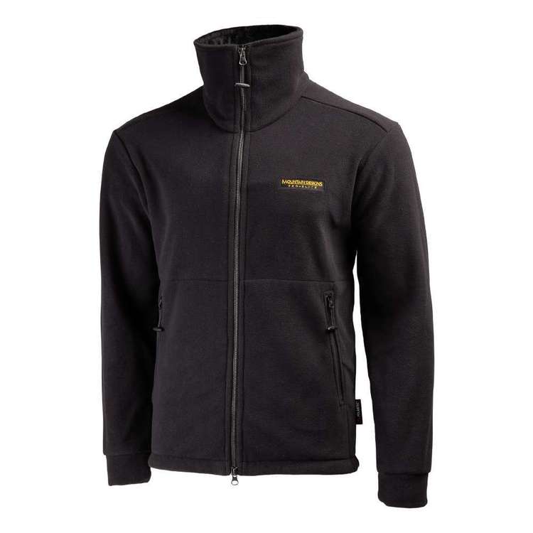 Mountain Designs Men's Pro Elite Climber Full Zip Fleece Jacket Black