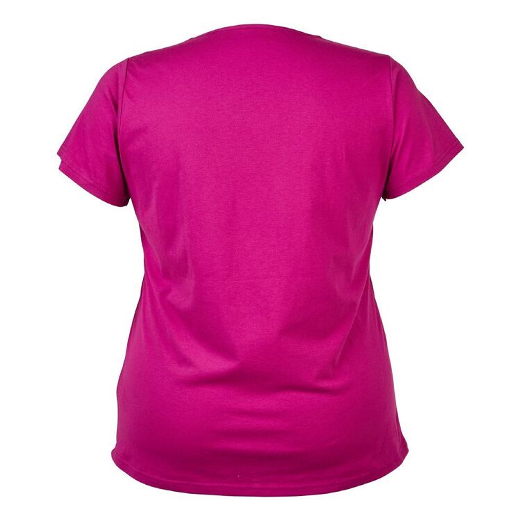 Cape Women's Lacey Orchid Mountain Tee Plus Size Orchid Mountain