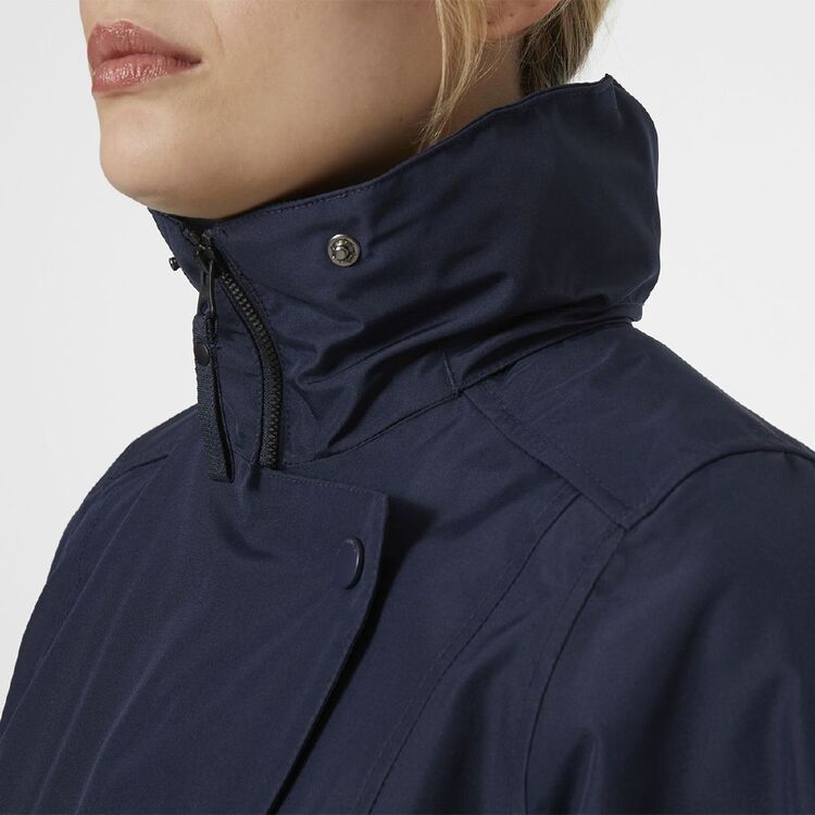 Helly Hansen Women's Welsey II Trench Coat Navy