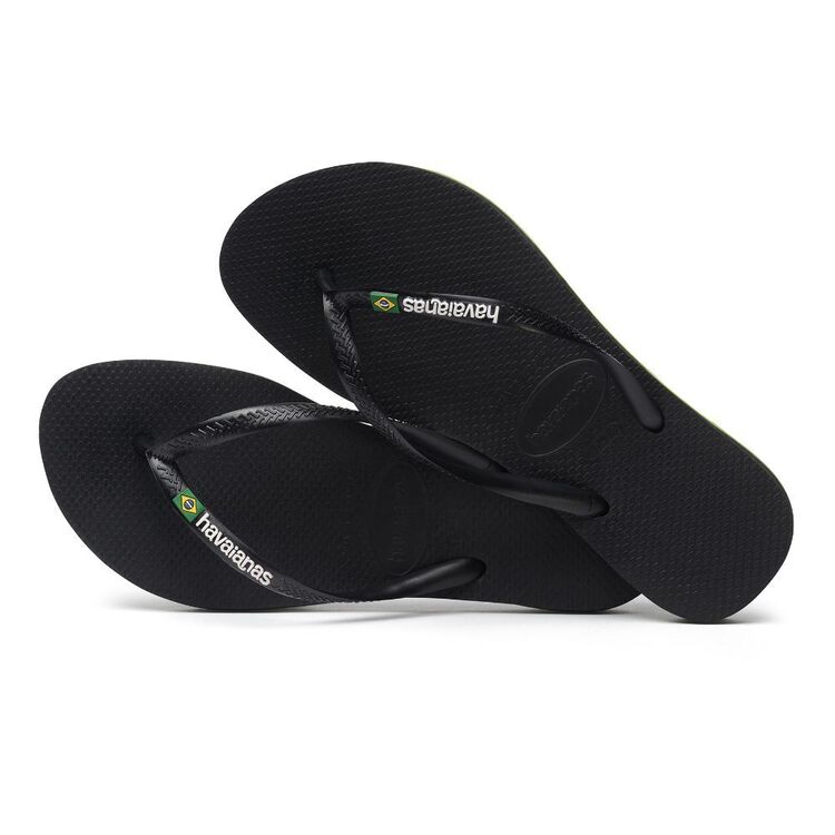 Havaianas Women's Slim Brasil Thongs Black
