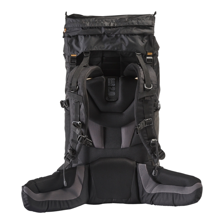 Mountain Designs X-Country 75L Technical Hiking Pack Jet Black 75 L
