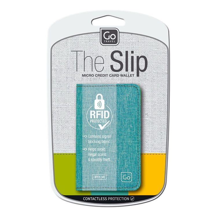 Go Travel The Slip RFID Card Wallet Assorted
