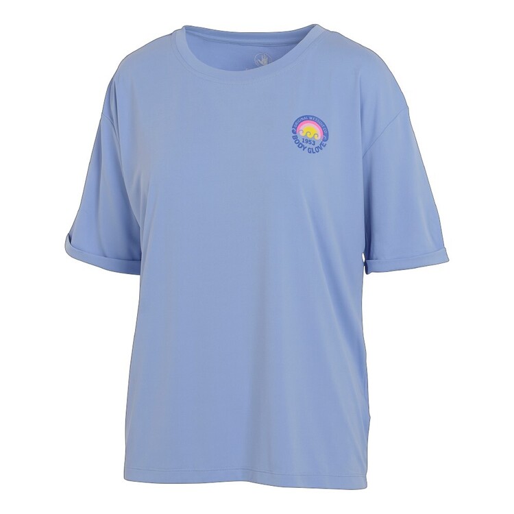Body Glove Women's Surf Short Sleeve Tee Sky