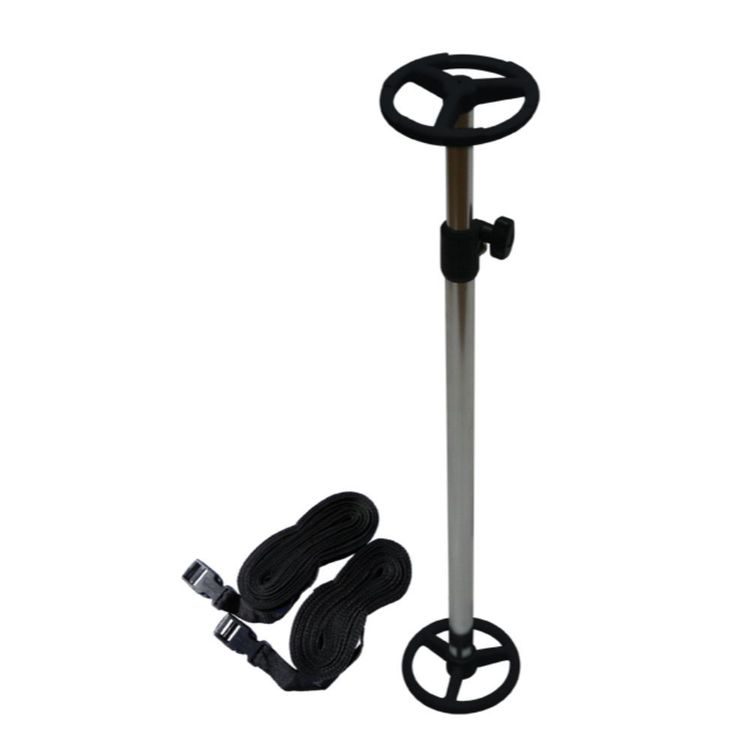 Oceansouth Boat Cover Support Pole With Straps Silver