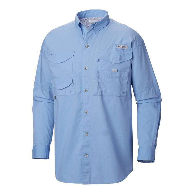 Columbia Men's PFG Bonehead Long Sleeve Shirt White Cap