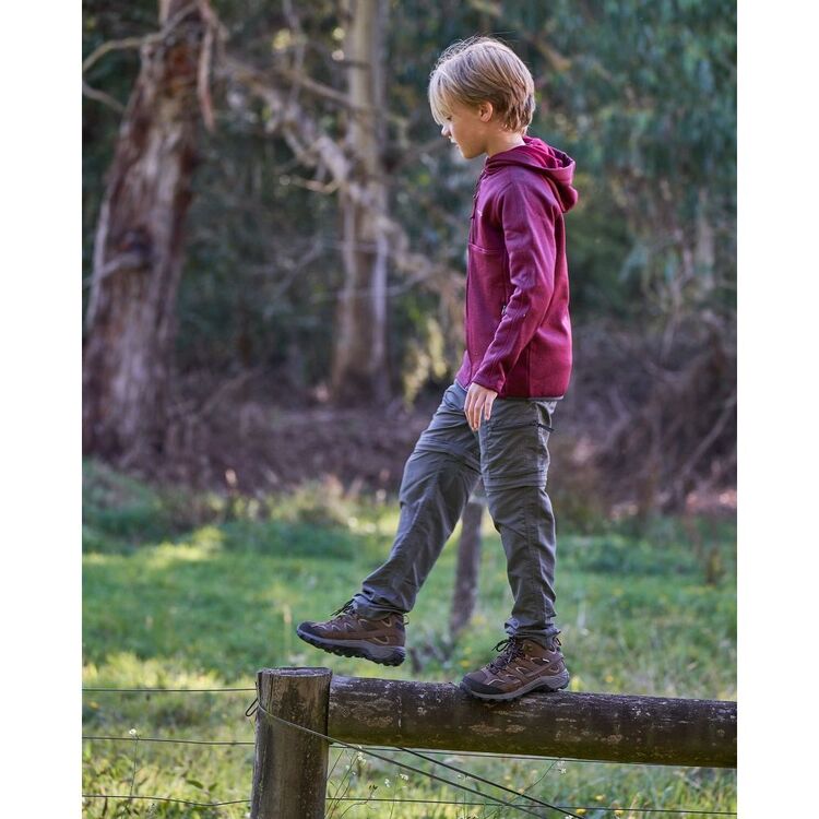 Cederberg Youth Cooleman Zip Off Pants Charcoal