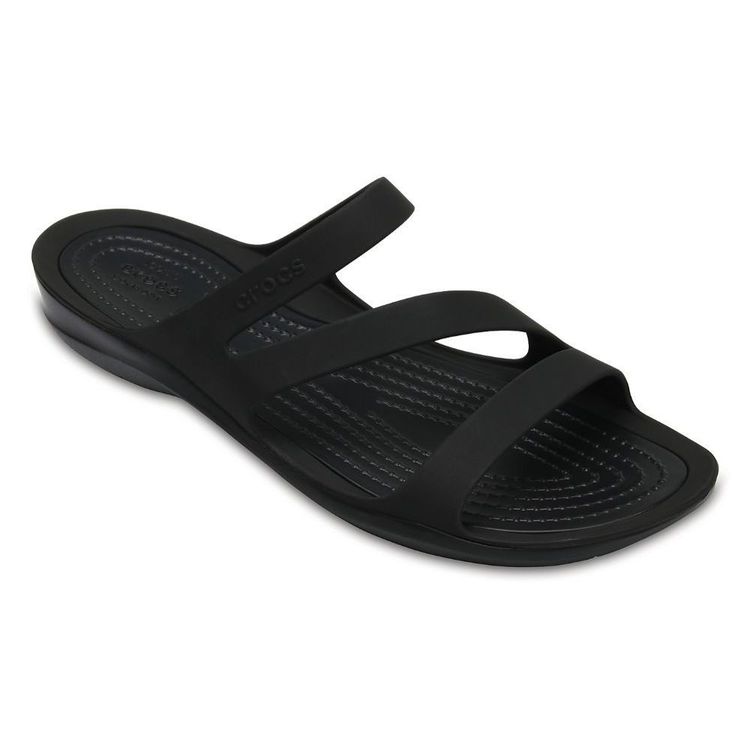 Crocs Women's Swiftwater Sandals Black & Black