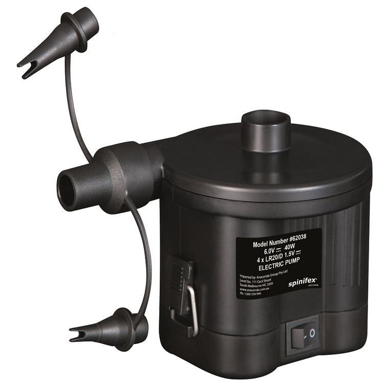 Spinifex Battery Electric Air Pump Black Black
