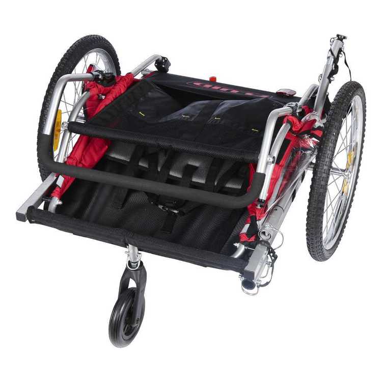Fluid Convertible Child Trailer Rapid Red