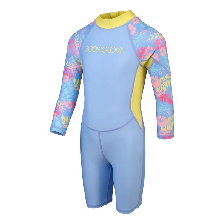 Body Glove Kids Petal Springer Swimsuit Pale Blue