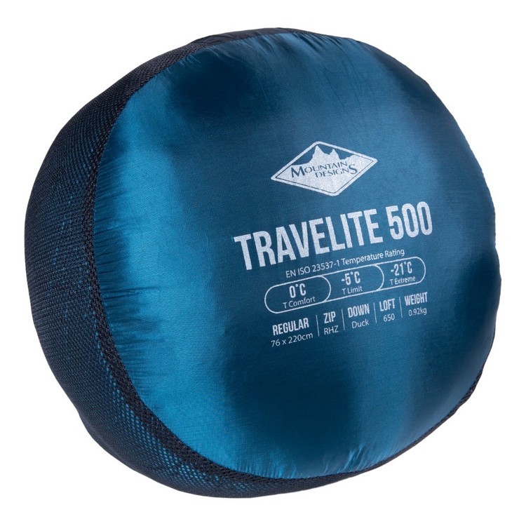 Mountain Designs Travelite 500 Sleeping Bag Reflecting Pond