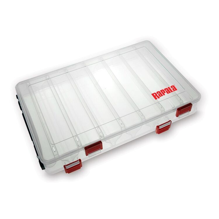 Rapala Double Sided Lure Box Red & Clear