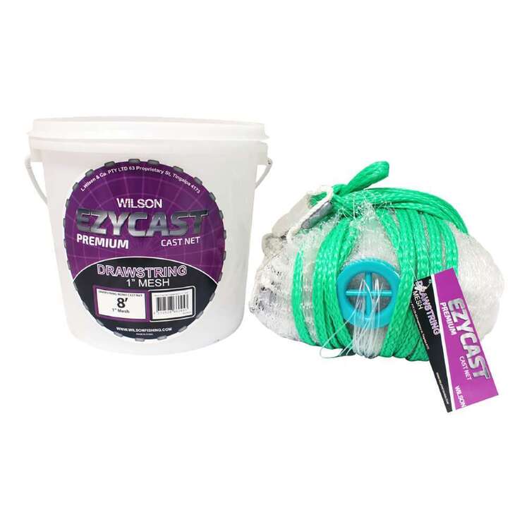 Wilson Ezy Cast Mono Net Drawstring 10' x 1'' .3mm Clear