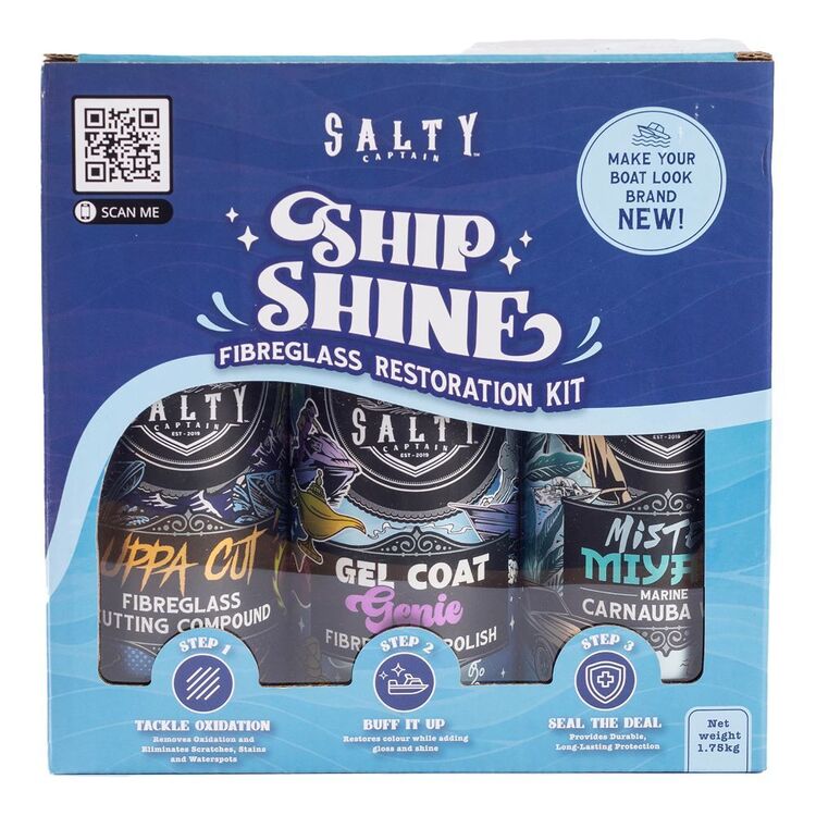 Salty Captain Ship Shine - Fiberglass Cut & Polish Kit n-c 500 mL